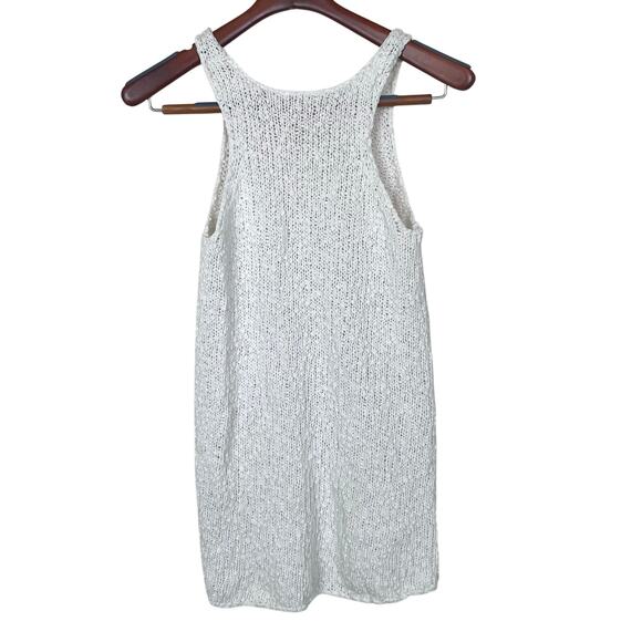 Philosophy Womens Tank Sz L Crochet Festival Boho Beachy Hippie Natural Earthy - Picture 2 of 8